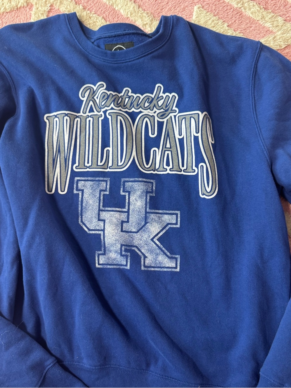 47 Brand Kentucky Wildcats Royal Blue Crewneck Sweatshirt